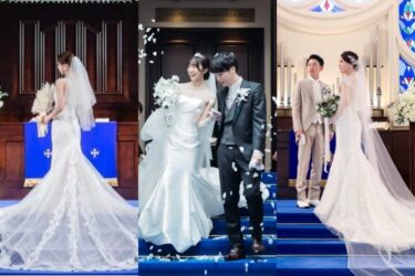 マーメイドラインのウェディングドレス10選♡後ろ姿まで美しく魅せる【今週のスタスナ】